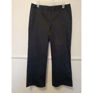 The Limited Stretch Pants Size 10 Cassidy Fit Wide Leg Cropped Capri Black